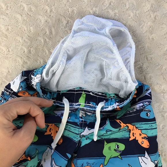 Wippette Swim Trunks Sharks Size 24 Months - Picture 4 of 4